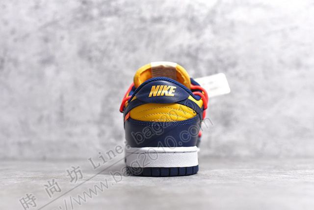 Nike男鞋 耐克新款 Nike Zoom Dunk SB北卡藍 Off-White聯名休閒板鞋 男女同款  hdx13237
